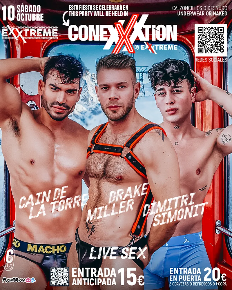 10 OCTUBRE Drake Miller, Caín de la Torre y Dimitri Simonit en CONEXXXTION